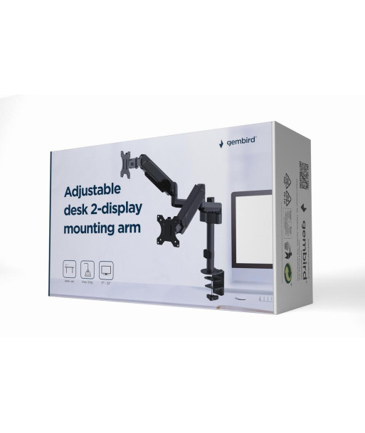 DISPLAY ACC MOUNTING ARM/17-32" MA-DA2P-01 GEMBIRD
