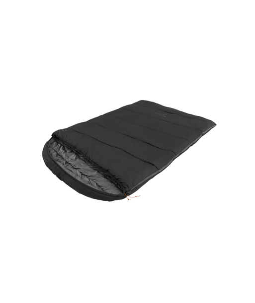 Magamiskott Easy Camp Raven Square Double 5°C, 220 x 150 cm, -9 to 10 °C, Two-way open-end, L-shaped, autolock