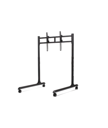 Next Level Racing Floor stand, Round Tube Freestanding Single Monitor Stand, Up to 65", Height adjustment, Tilt, Maximum