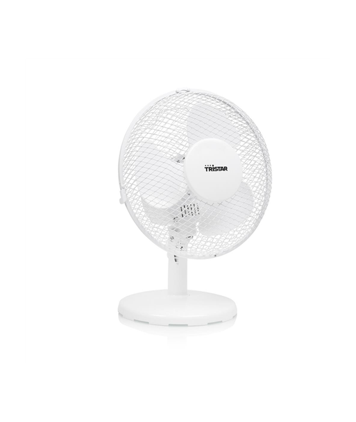 Tristar, Desk fan, VE-5721, Desk fan, White, Diameter 23 cm, Number of speeds 2, Oscillation, 30 W