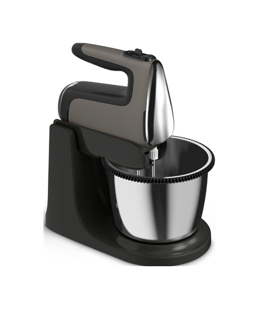 TEFAL, Hand Mixer, Powermix Silence HT654E38, Hand Mixer, 600 W, Number of speeds 5, Turbo mode, Dark grey