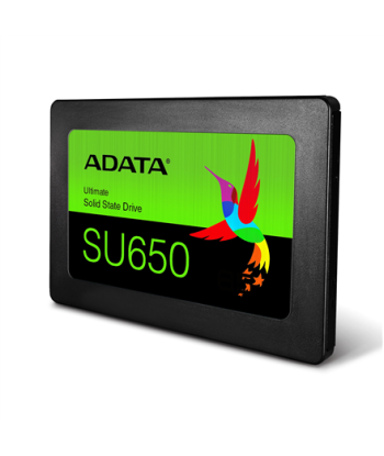 ADATA, Ultimate SU650 3D NAND SSD, 480 GB, SSD form factor 2.5”, Solid-state drive interface SATA, Read speed 520 MB/s, Write