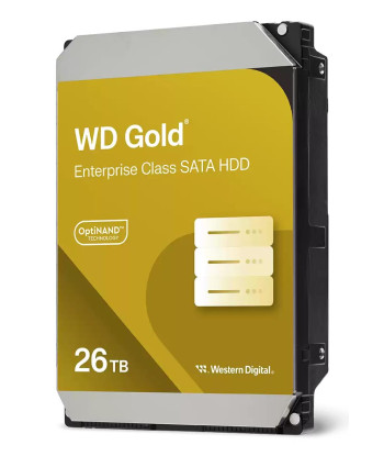 HDD WESTERN DIGITAL Gold 26TB SATA 512 MB 7200 rpm 3,5" WD261KRYZ