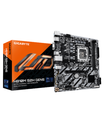 Gigabyte H810M S2H GEN5, Processor family Intel, Processor socket LGA1851, DDR5, Supported hard disk drive interfaces SATA, M