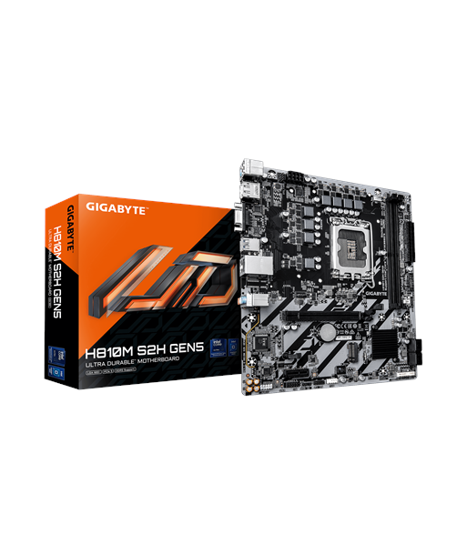 Gigabyte H810M S2H GEN5, Processor family Intel, Processor socket LGA1851, DDR5, Supported hard disk drive interfaces SATA, M