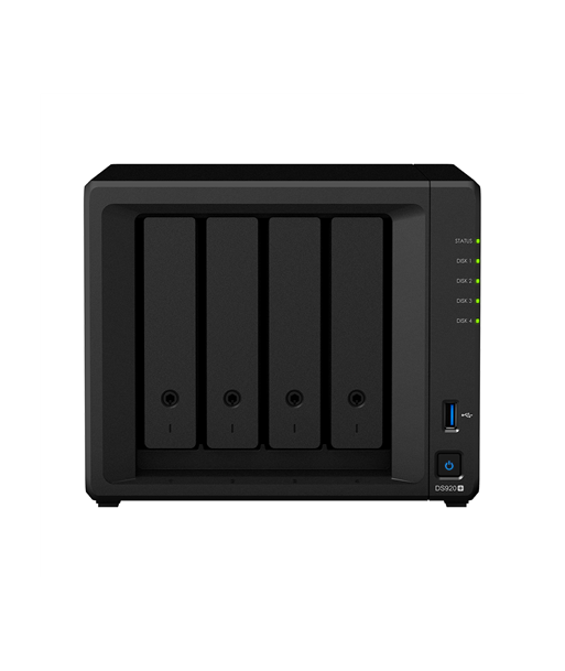 Synology, Tower NAS, DS920+, up to 4 HDD/SSD Hot-Swap, Intel Celeron, Intel Celeron J4125 Quad Core, Processor frequency 2 GHz