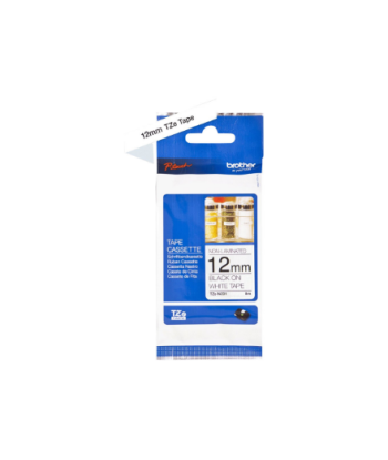 Brother TZe-N231 Labelling Tape Cassette – Black on White, 12mm wide, 8m long Brother