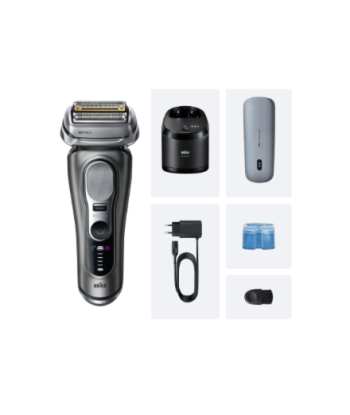 Бритва Braun, Series 9 Pro+ 9675cc, Operating time (max) 60 min, Wet & Dry, Lithium Ion, Grey