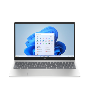 HP 15, 15-fc0041ny, Silver, 15.6", FHD, 1920 x 1080 pixels, AMD Ryzen 5, 5625U, 16 GB, DDR4-SDRAM, Solid-state drive capacity