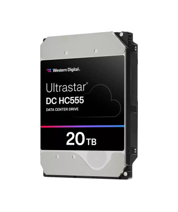 HDD WESTERN DIGITAL ULTRASTAR Ultrastar DC HC555 WUH722020CL5204 0B47749 20TB 512 MB 7200 rpm 3,5" MTBF 2500000 hours 0B47749