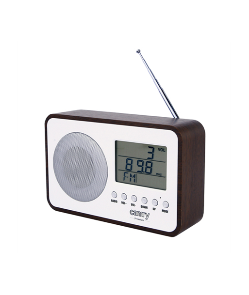 Camry, Digital Radio, CR 1153, 5 W, White/woden