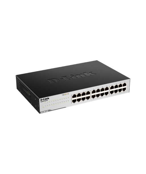 D-Link, 24-Port Gigabit Easy Desktop Switch, GO-SW-24G, Unmanaged, Desktop/Rackmountable, 24 month(s)