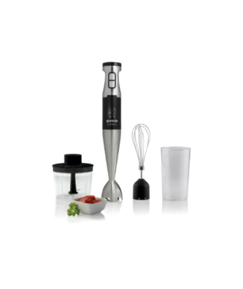 Gorenje Hand blender, HBX1000E, Hand Blender, 1000 W, Jar material Plastic, Jar capacity 0.5 L, Black