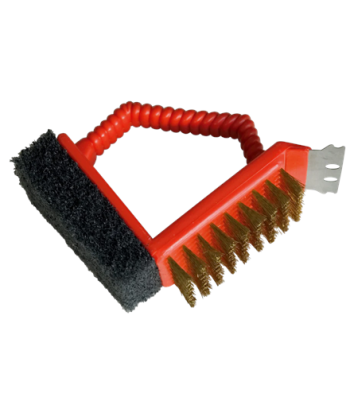 Barbecook | 3-in-1 brush red (24pcs/disp) | BC-ACC-7064