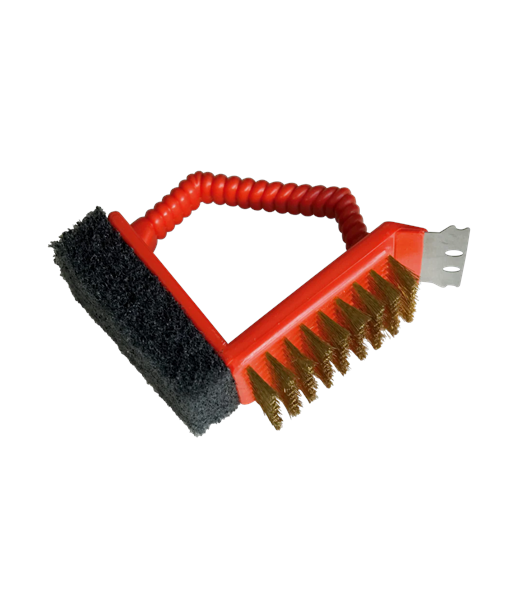 Barbecook | 3-in-1 brush red (24pcs/disp) | BC-ACC-7064