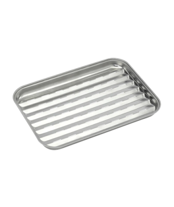 Barbecook | Reusable stainless steel grill pan, 34.5 x 24 x 3 cm | BC-ACC-7079