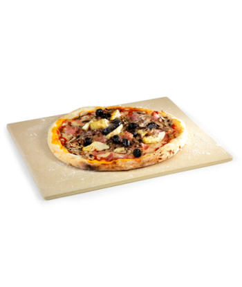 Barbecook | Dynamic Core Pizza Stone Made of Refractory Clay, 43 x 35 x 1.2 cm (per 4 pcs) | BC-ACC-7127