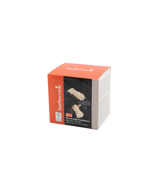 Barbecook | Wood wool firelighters 32 pieces FSC (per 12pcs) | BC-ACC-7426