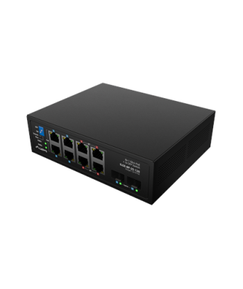 Lanberg Switch PoE 4xBT 4xAT 4xSFP Din Unmanagment Gigabit Ethernet, ILGE-8P-2S-120, Unmanaged, Din rail