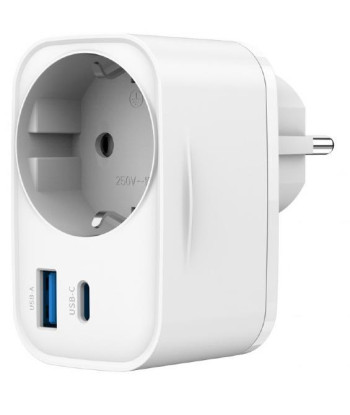 CHARGER USB UNIVERSAL 20W WHT/2P AC TA-ACPDQC20-01-W GEMBIRD