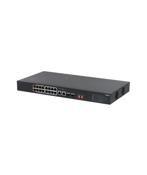 Switch DAHUA S3218-16ET-135 Switch type Unmanaged Switch layer L2 Rack mounting Yes Stackable Yes Form factor 1U 16xRJ-45