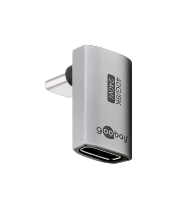 Goobay USB-C Adapter Vertical 90° Long, USB4 | 74442
