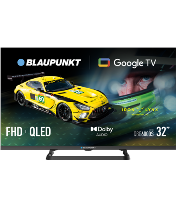 Blaupunkt QLED TV, 32QBG6000S, 32, Smart TV, Google TV, Black