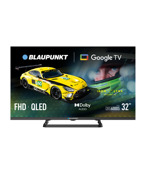 Blaupunkt QLED TV, 32QBG6000S, 32, Smart TV, Google TV, Black