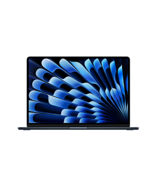 Apple MacBook, Air, Midnight, 15", 2880 x 1864 pixels, Apple M4, 16 GB, Solid-state drive capacity 256 GB, Apple M4 chip