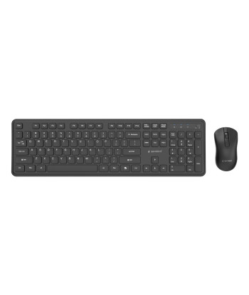 KEYBOARD +MOUSE WRL ENG/BK KBS-WPS-01 GEMBIRD