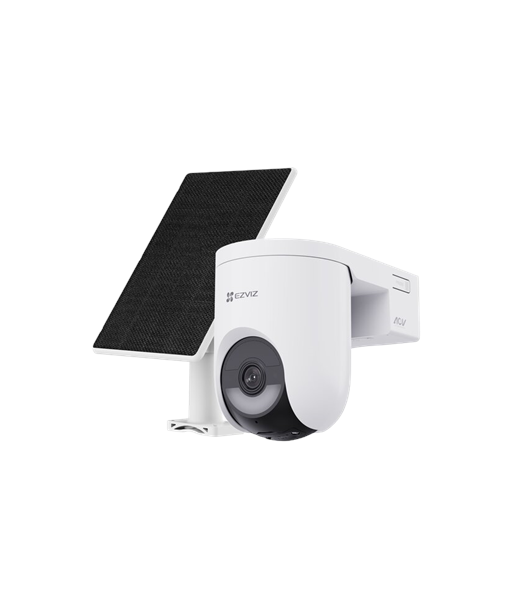 EZVIZ CS-HB8c Battery-Powered Outdoor PT Camera Kit with Solar Panel (Type-C, 4 MP, 4 mm, 4G/LTE, Wi-Fi)
