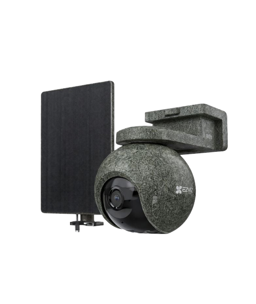 EZVIZ CS-EB8/SP Ranger Battery-Powered Outdoor PT Camera Kit with Solar Panel (4G/LTE, WiFi 2.4GHz, 4K, 8MP, 4 mm, IP65)
