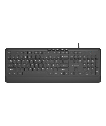 KEYBOARD MULTIMEDIA USB ENG/BLACK KB-MCH-05 GEMBIRD