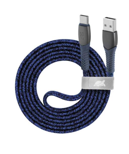 CABLE USB-C TO USB2.0 1.2M/BLUE PS6102 BL12 RIVACASE