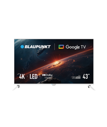 Blaupunkt 43UBG6010S 43" (108cm) 4K Ultra HD Google TV, White | Blaupunkt