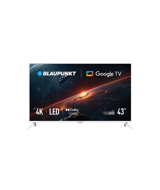 Blaupunkt 43UBG6010S 43" (108cm) 4K Ultra HD Google TV, White | Blaupunkt