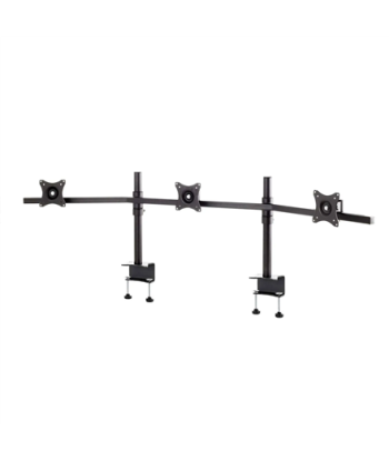 EDBAK SV11 desk mount for three 19 “-27” monitors, curved | EDBAK