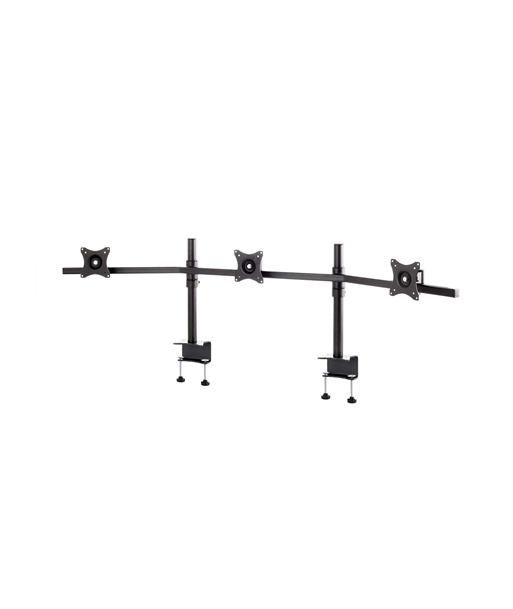 EDBAK SV11 desk mount for three 19 “-27” monitors, curved | EDBAK