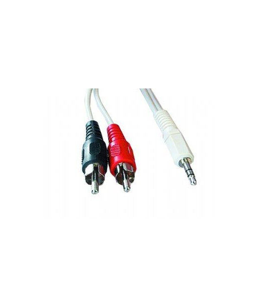 CABLE AUDIO 3.5MM TO 2RCA 5M/CCA-458-5M GEMBIRD