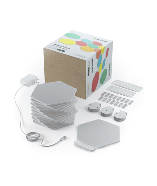 Nanoleaf | Shapes Hexagons Smarter Kit (15 panels) | 16M+