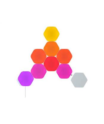 Nanoleaf, Shapes Black Hexagons Starter Kit (9 panels), 42 W, WiFi