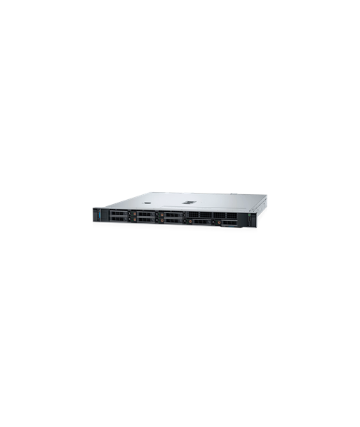 Dell PowerEdge, R360, Rack (1U), Intel Xeon 6, 1, 6369P, 8, 16, 3.3 GHz, 2x32GB/1x480GB, SATA, Up to 8 x 2.5", PERC H755