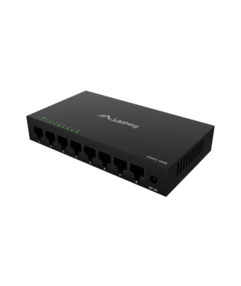 Lanberg Switch 8x1GB/s Unmanagment Gigabit Ethernet Desktop 12V metal case | DSM1-1008