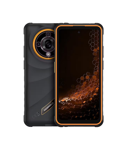 Hammer Iron 6, Orange, 6.56", IPS, 1612 x 720 pixels, Mediatek, Dimensity 6300, Internal RAM 6 GB, 128 GB, microSD, Dual SIM