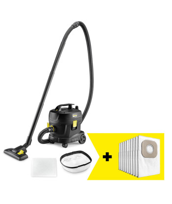 Vacuum Cleaner KARCHER Input power 850 W Dust capacity 11 L Drum vacuum Cleaning type Dry Dust container Dust bag Colour Black