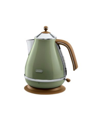 Delonghi, Kettle, KBOV 2001.GR, Electric, 2000 W, 1.7 L, 360° rotational base, Green