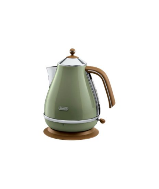 Delonghi, Kettle, KBOV 2001.GR, Electric, 2000 W, 1.7 L, 360° rotational base, Green