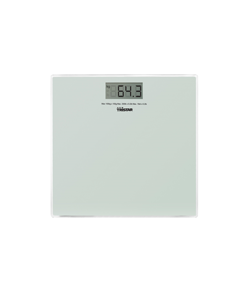 Tristar, Bathroom scale, WG-2419, Maximum weight (capacity) 150 kg, Accuracy 100 g, White