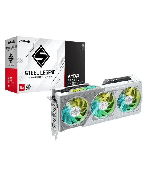 Видеокарта ASROCK AMD Radeon RX 9060 XT 16 GB GDDR6 128 bit PCI Express x16 5.0 Active RX9060XTSL16GO