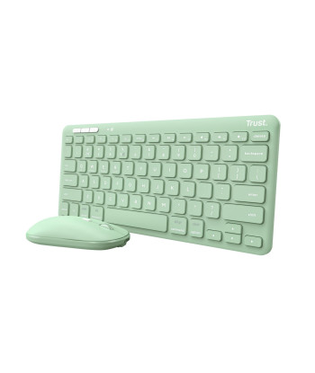 KEYBOARD +MOUSE WRL LYRA/GREEN 24942 TRUST
